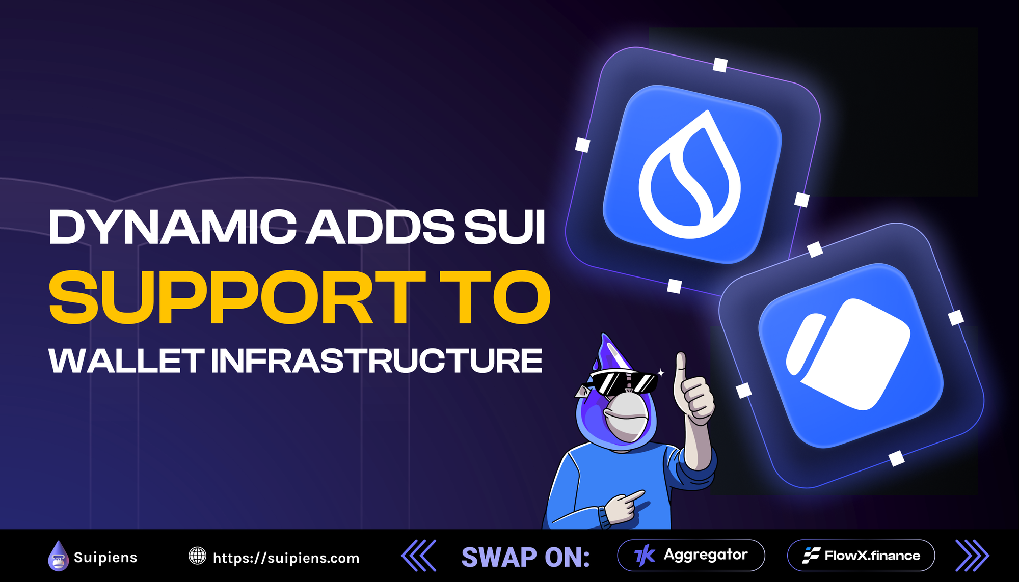 Dynamic Adds Sui Support to Wallet Infrastructure