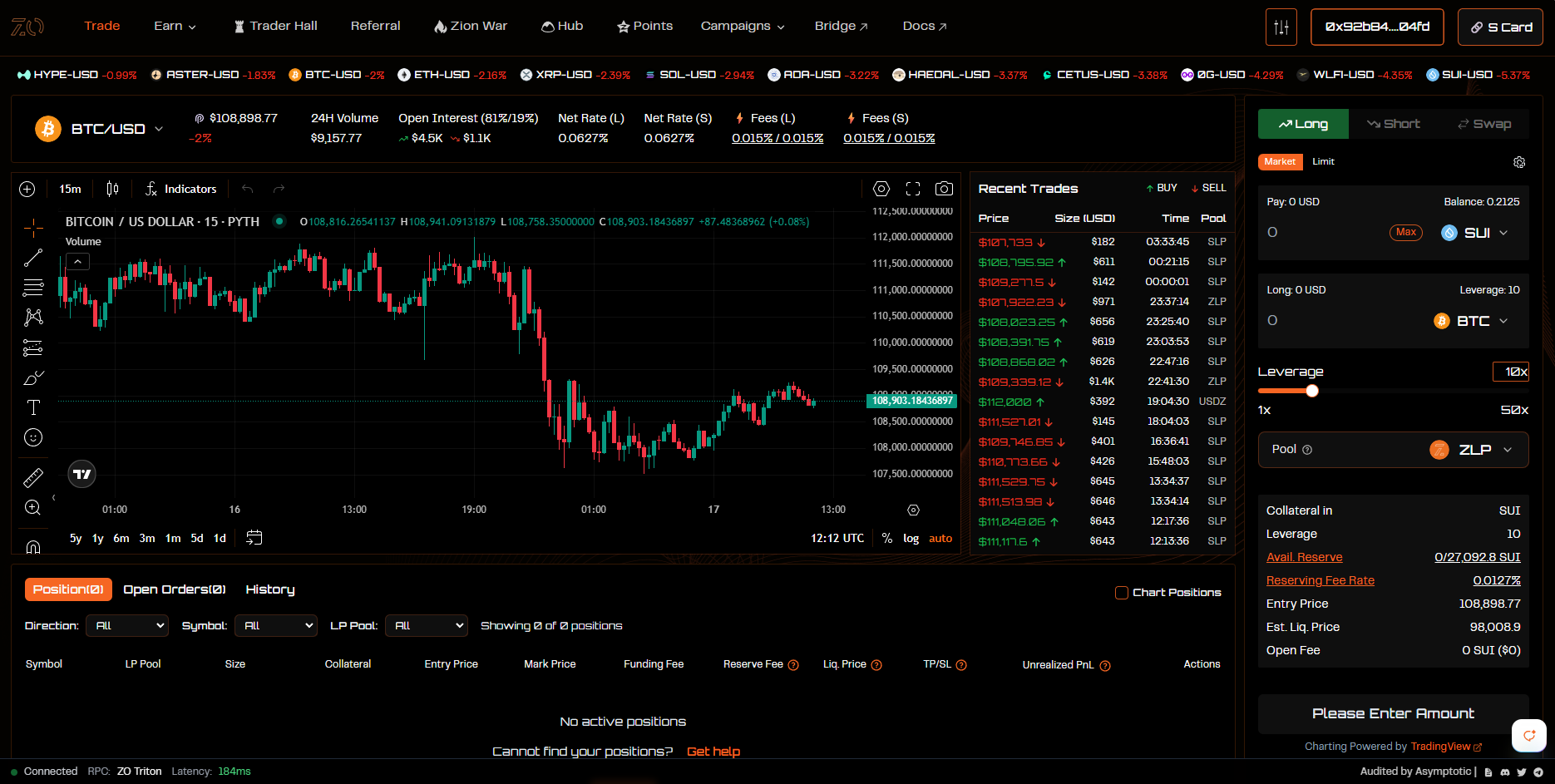 An Overview of Perp DEXs on Sui Blockchain