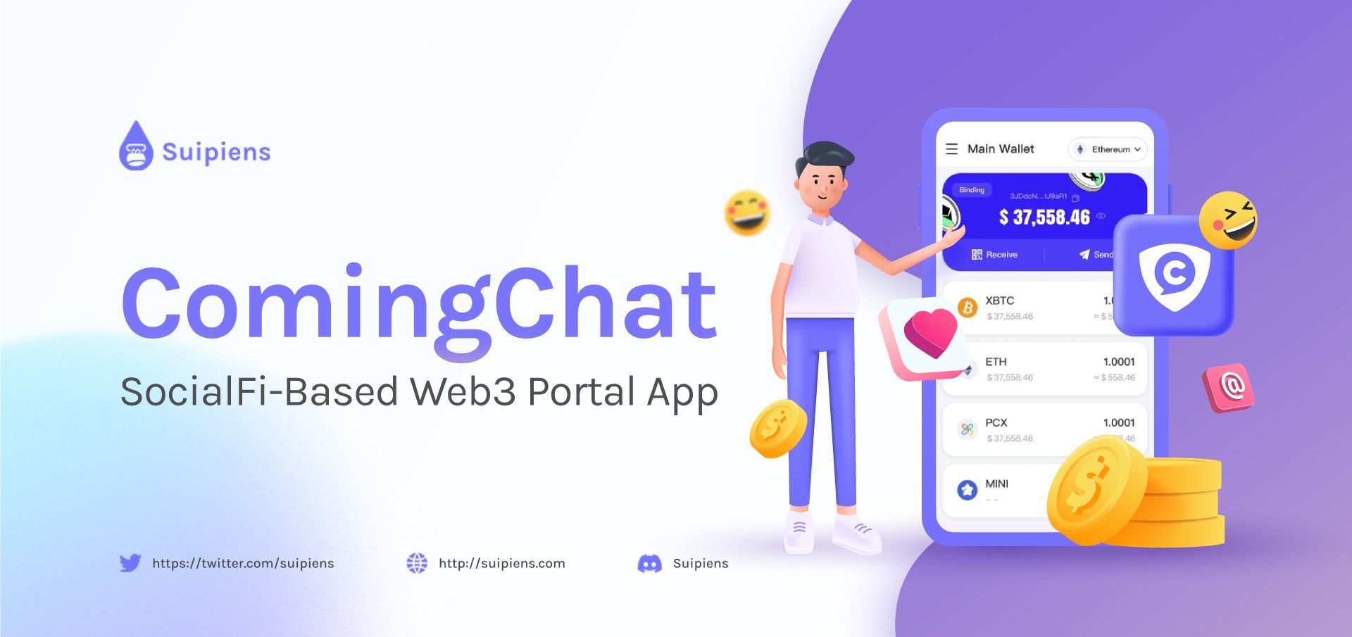 ComingChat: SocialFi-Based Web3 Portal App