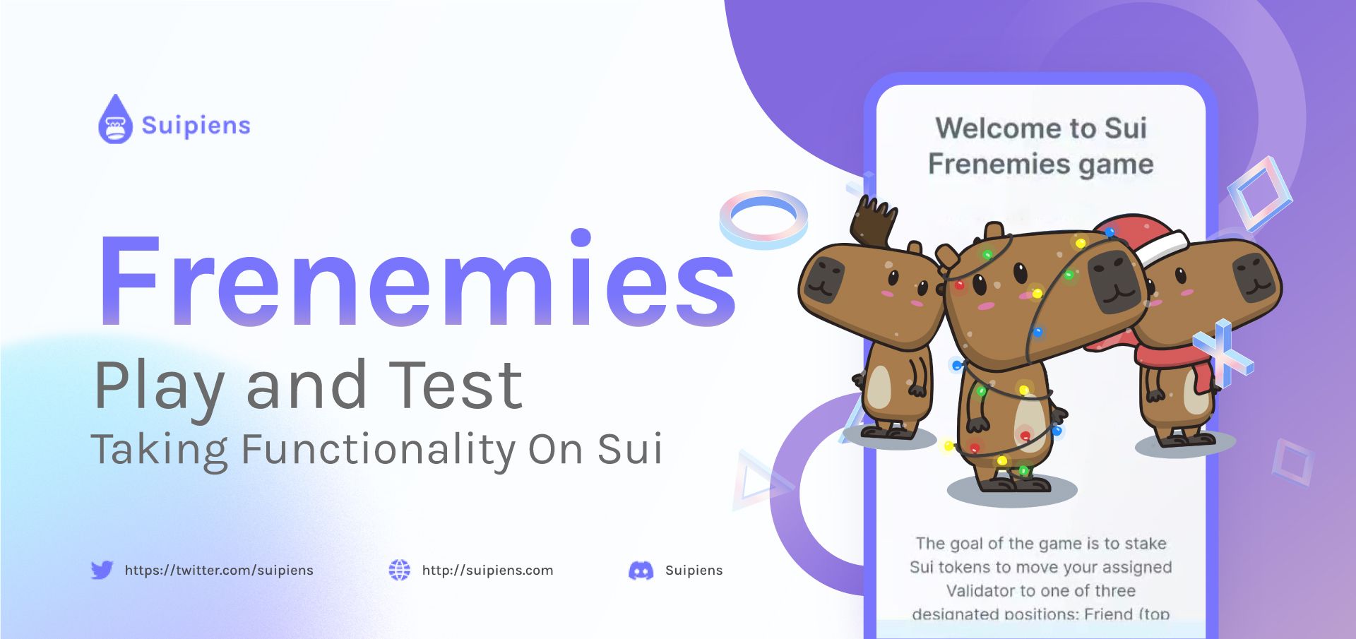 Frenemies: Play and Test-Taking Functionality On Sui