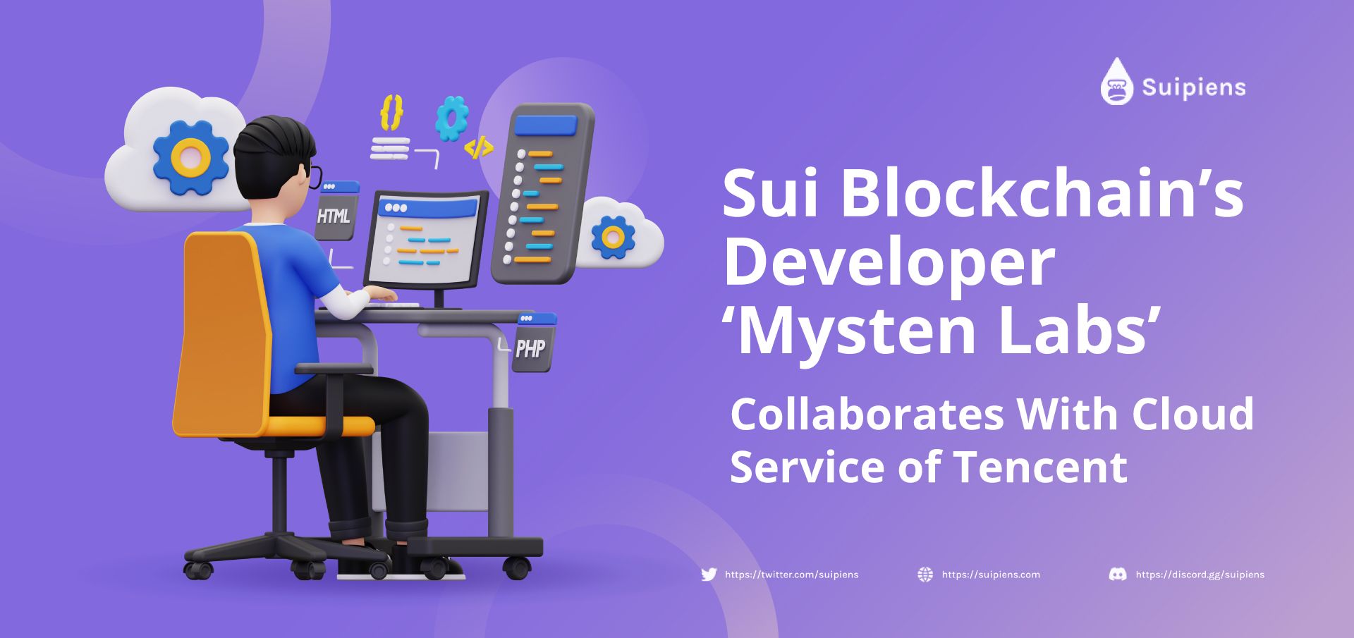 Sui's Developer "Mysten Labs" Partners With Tencent Cloud!