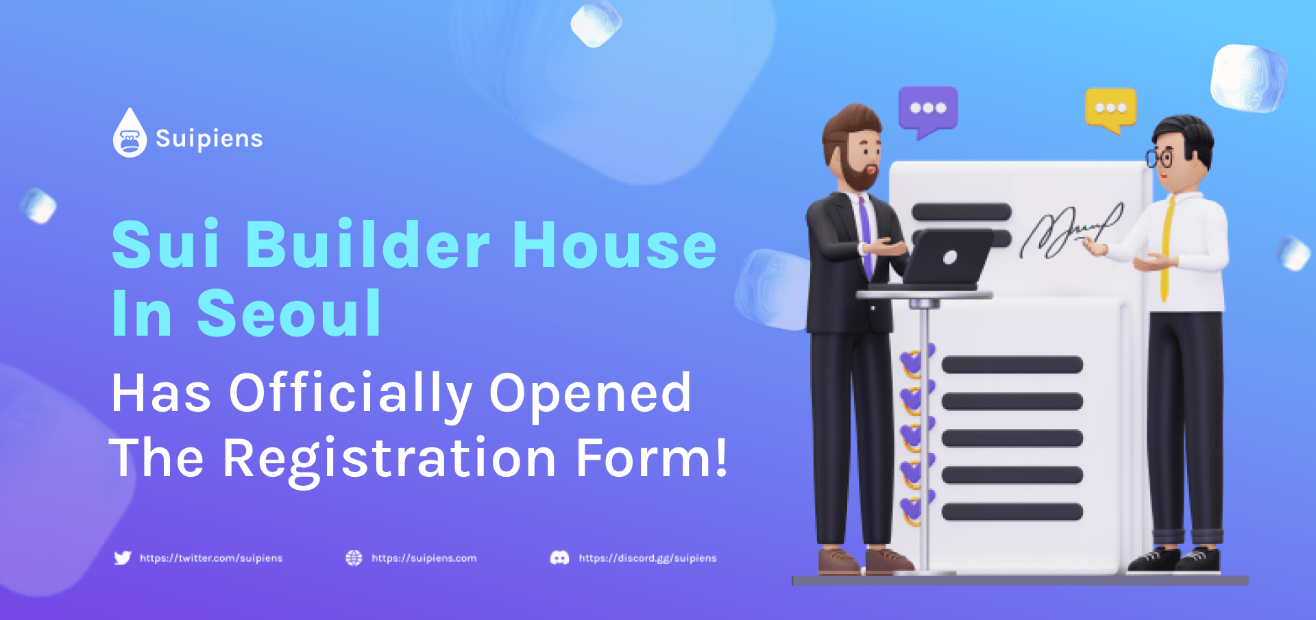 Sui Builder House In Seoul has officially opened the registration form!