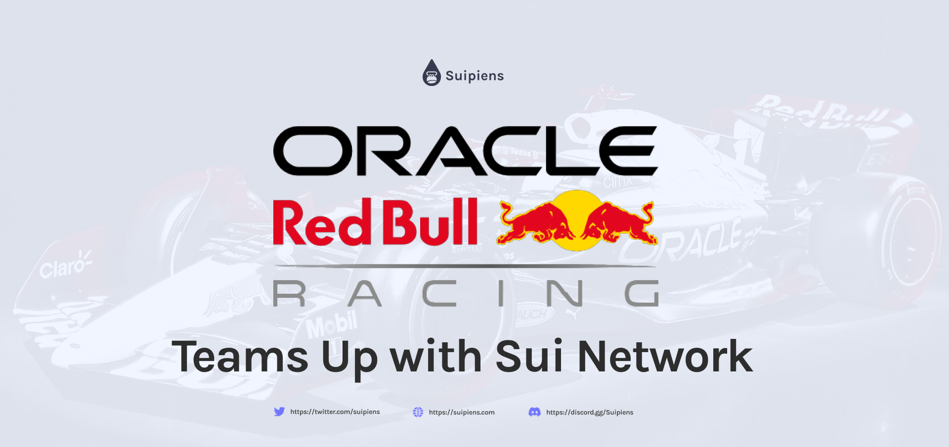 Oracle Red Bull Racing Teams Up with Sui Network