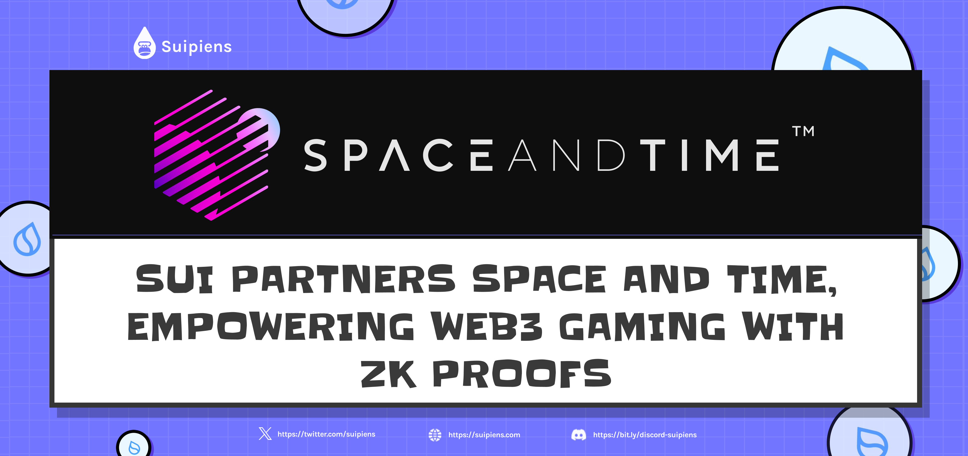Sui Partners Space and Time, Empowering Web3 Gaming with ZK Proofs