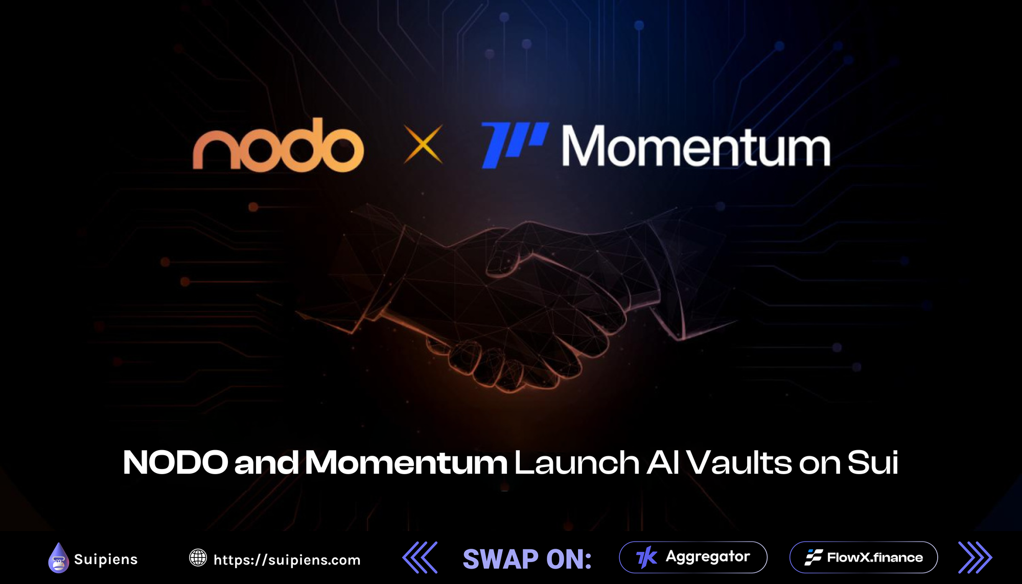 NODO and Momentum Launch AI Vaults on Sui