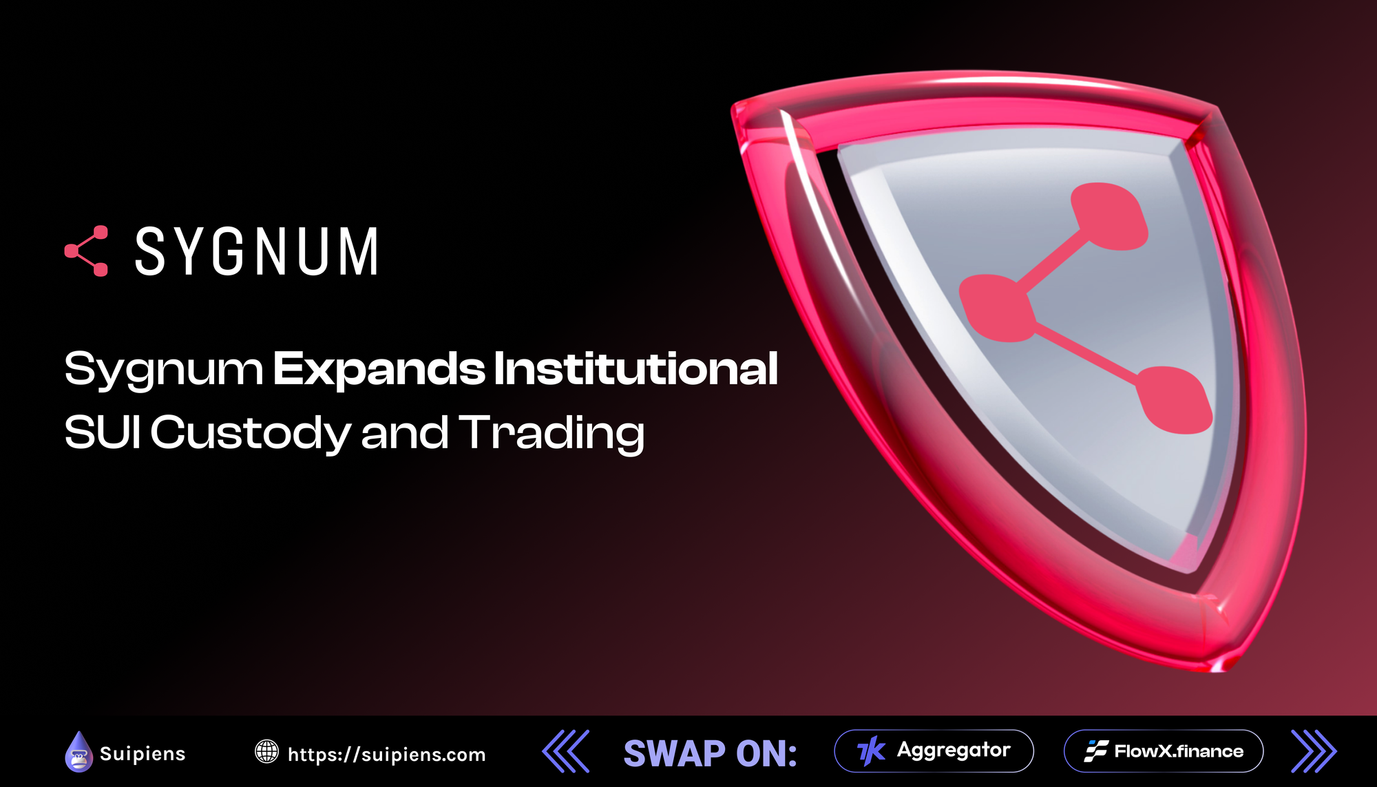 Sygnum Expands Institutional SUI Custody and Trading