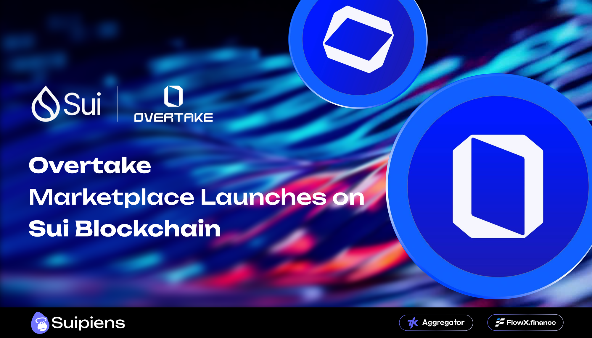 Overtake Marketplace Launches on Sui Blockchain