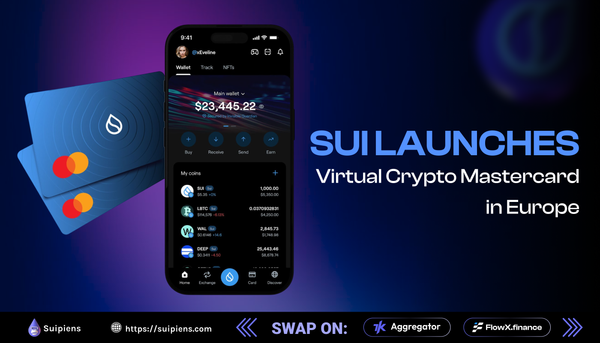 Sui Launches Virtual Crypto Mastercard in Europe