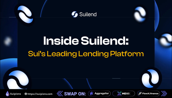 Inside Suilend: Sui’s Leading Lending Platform